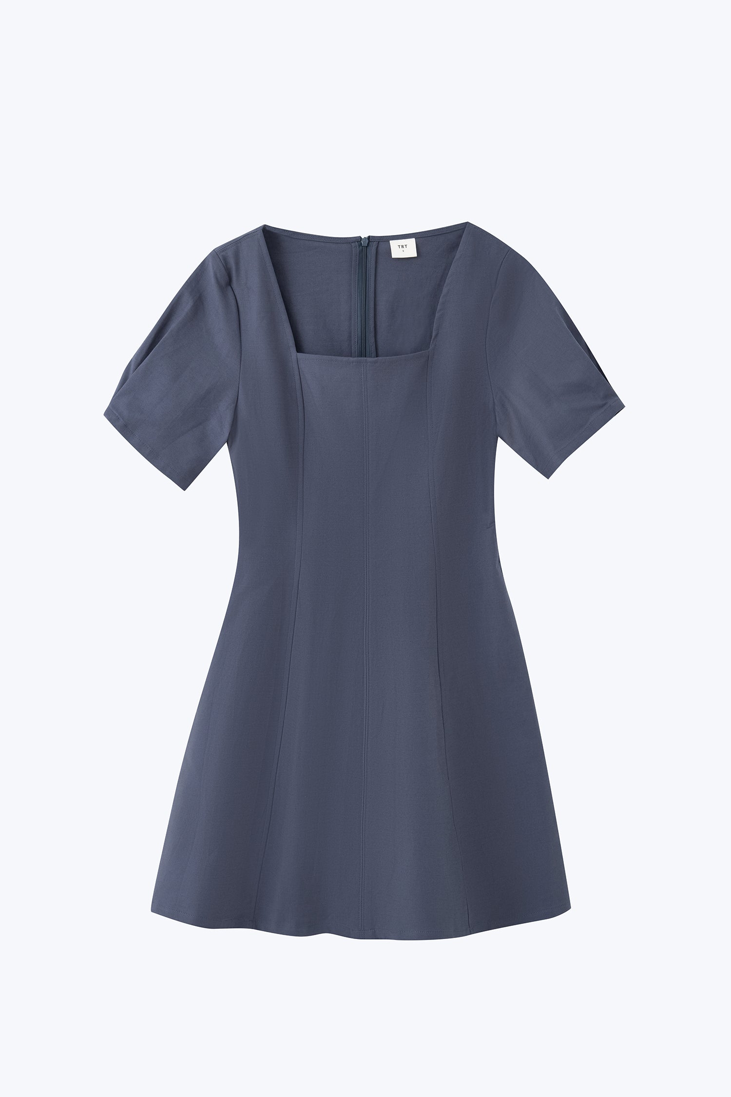 Seam Detail Dress - Denim Blue
