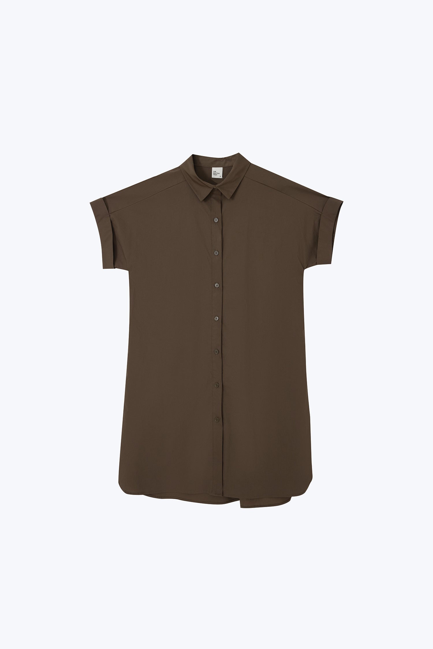 Button Up Dress - Army Green