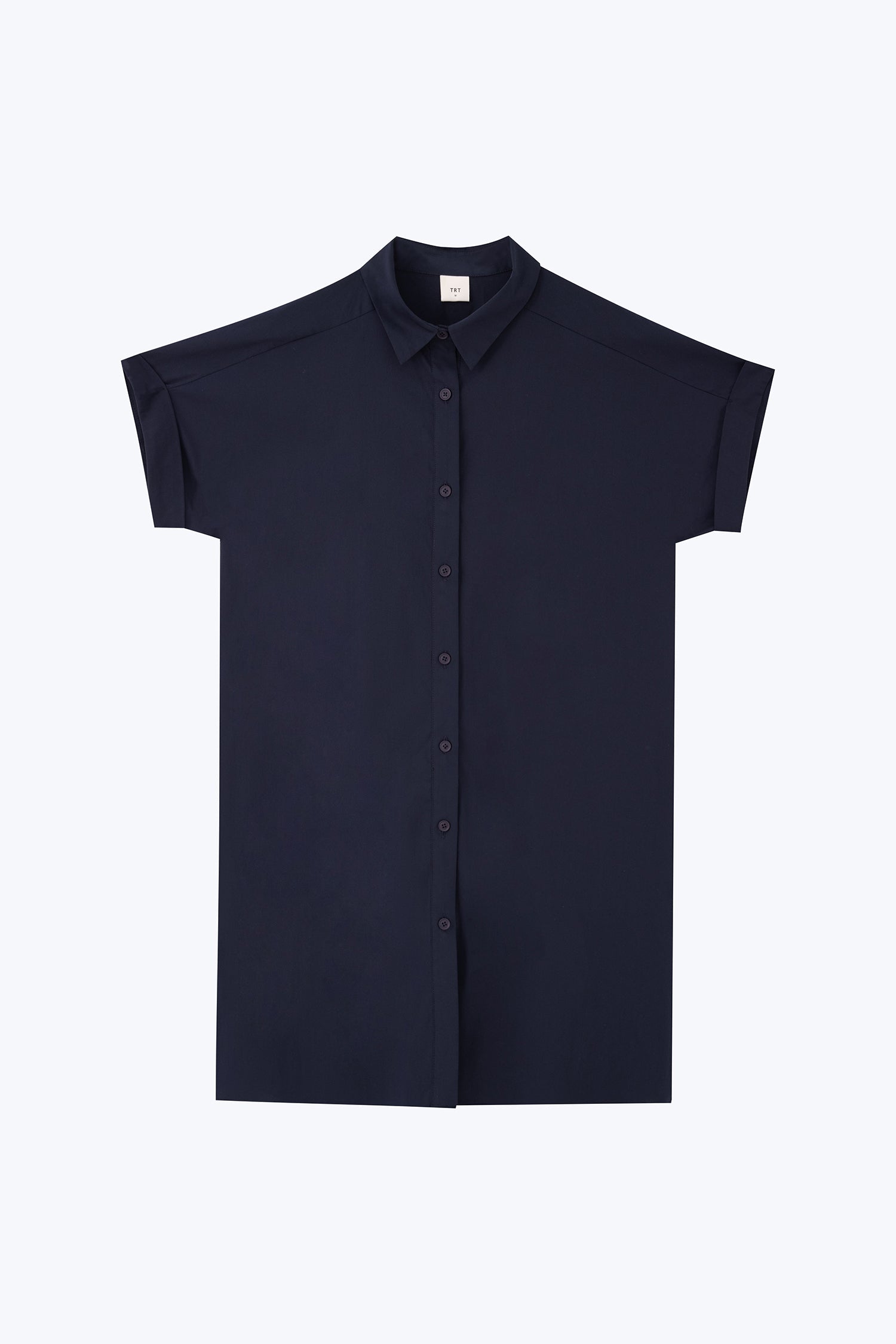 Button Up Dress - Navy