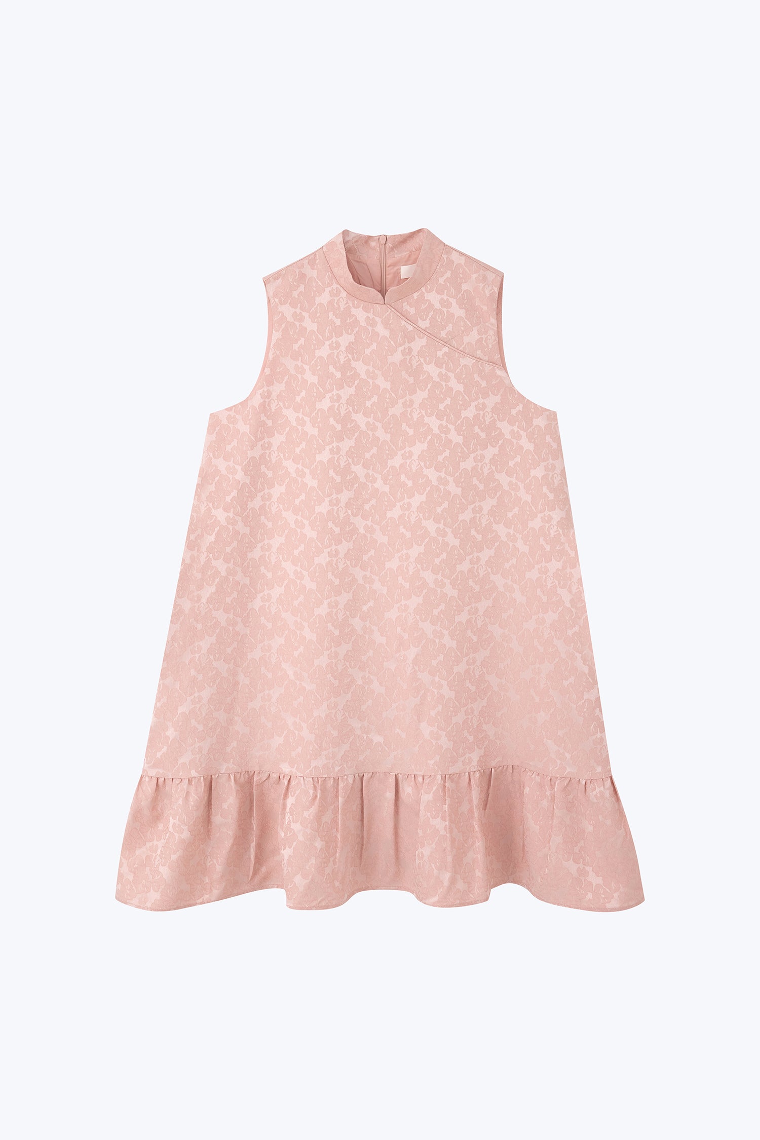 Mandarin Collar Dress - Blush [AT]