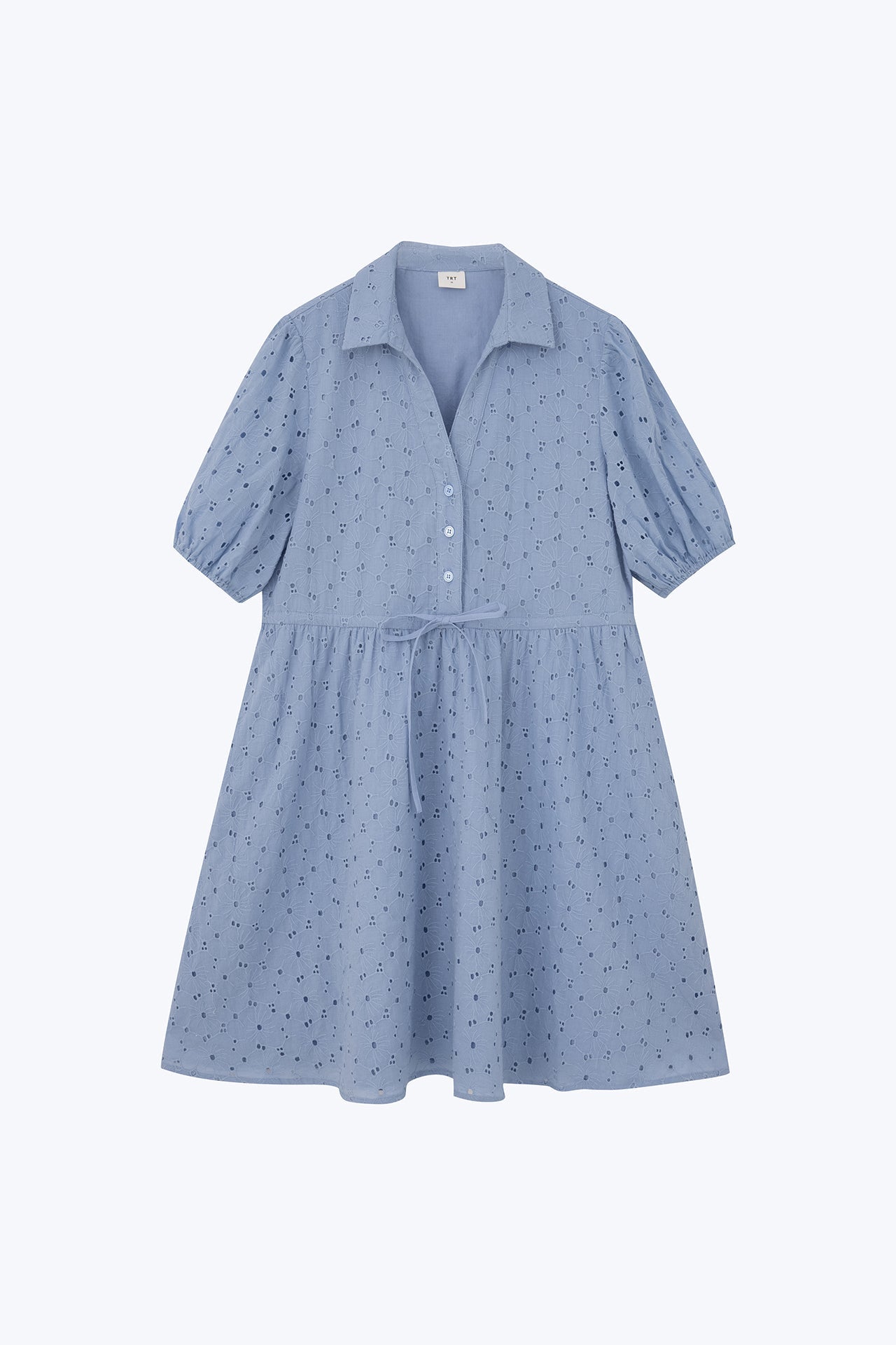 Draw Waist Dress - Sky Blue [AT]