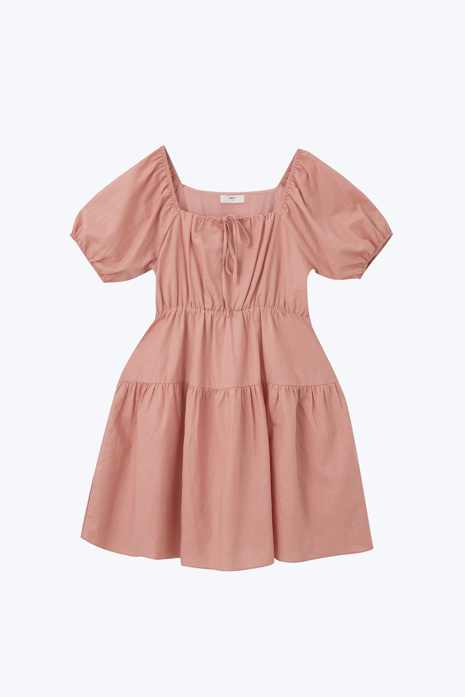 Gathered Tier Dress - Blush