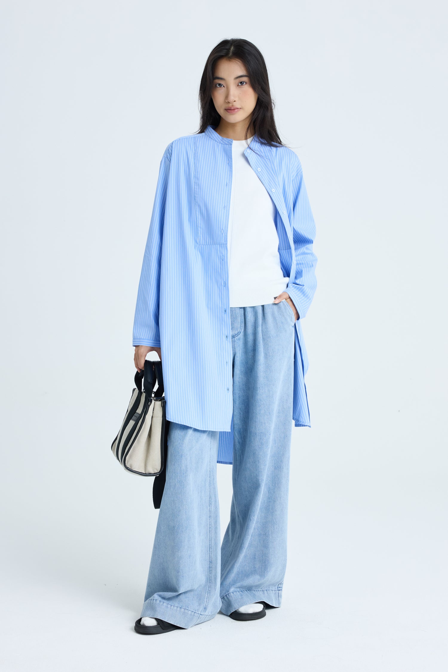 Striped Tunic - Blue Stripes