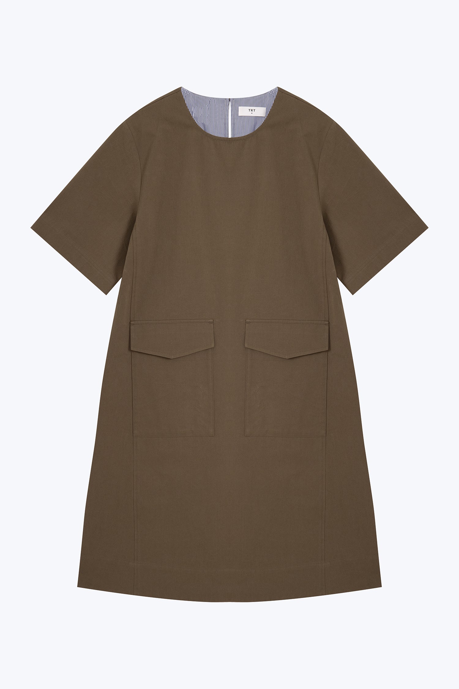 Flap Pocket Utility Dress - Army Green