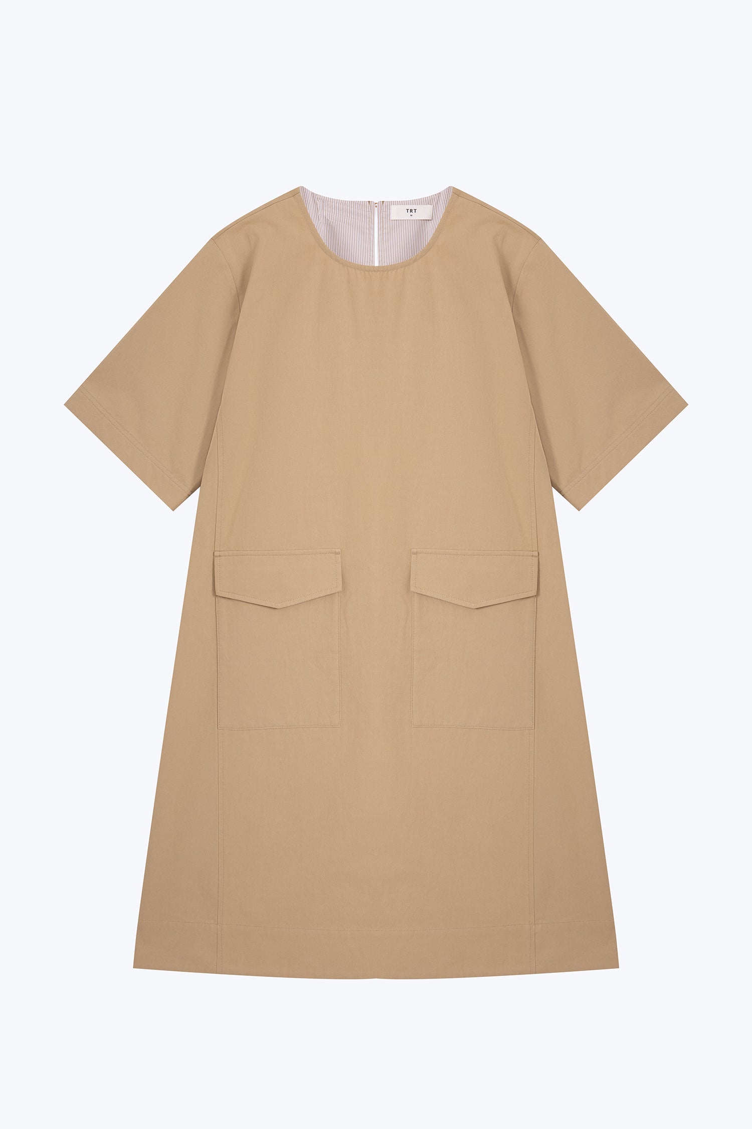 Flap Pocket Utility Dress - Khaki