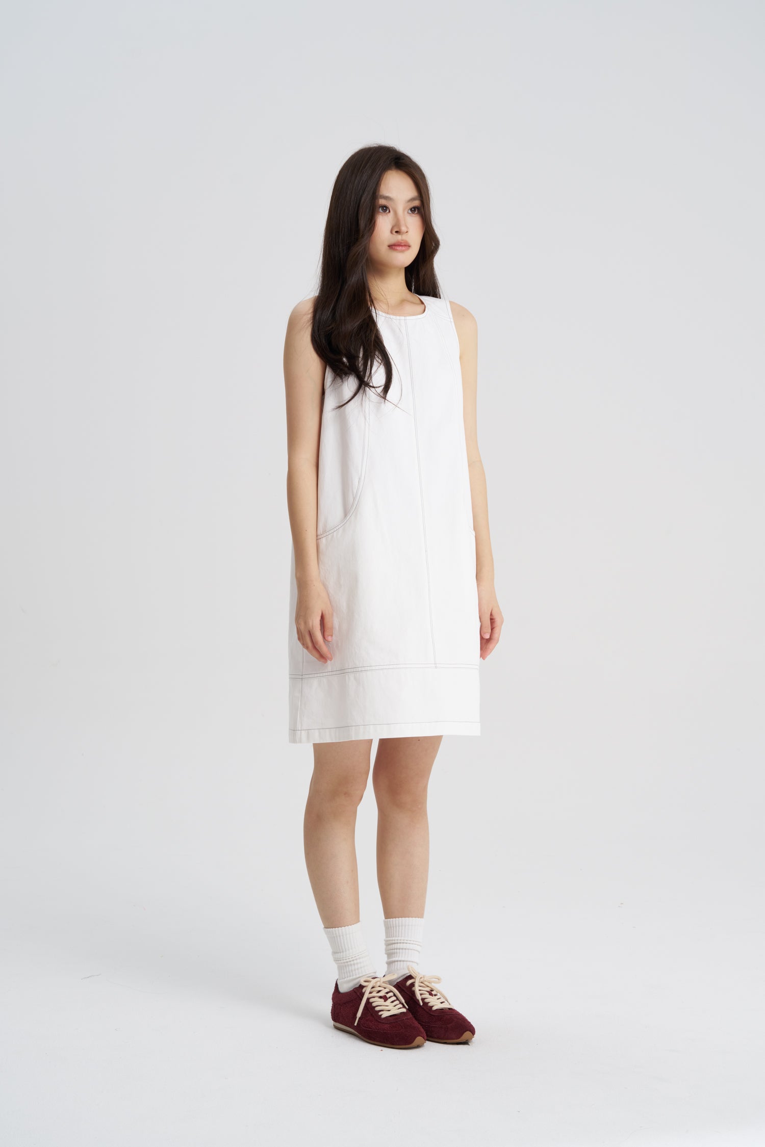 Seamline Dress - Cream
