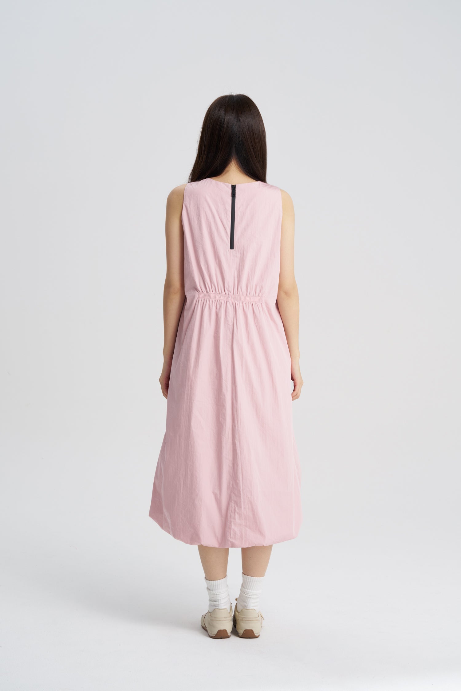 V-Neck Cloud Dress - Blush