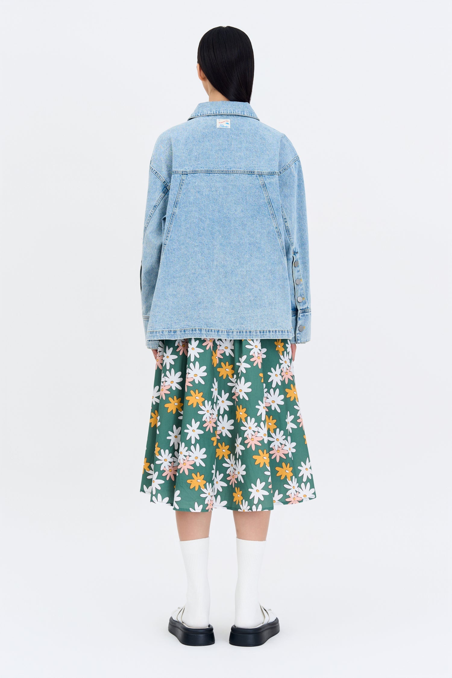 Denim Oversized Jacket - Light Denim