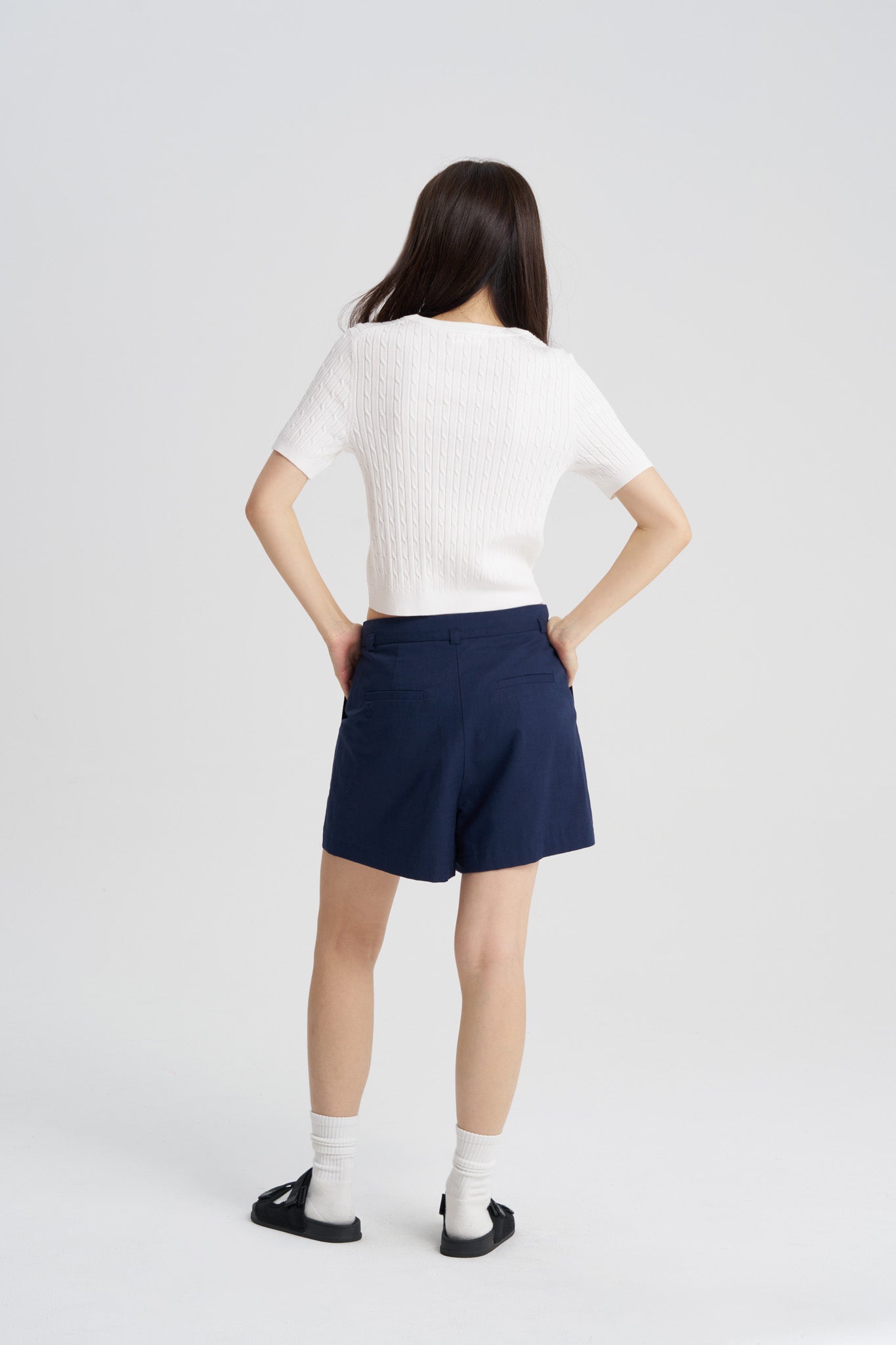 Knitted Cable Top - Cream