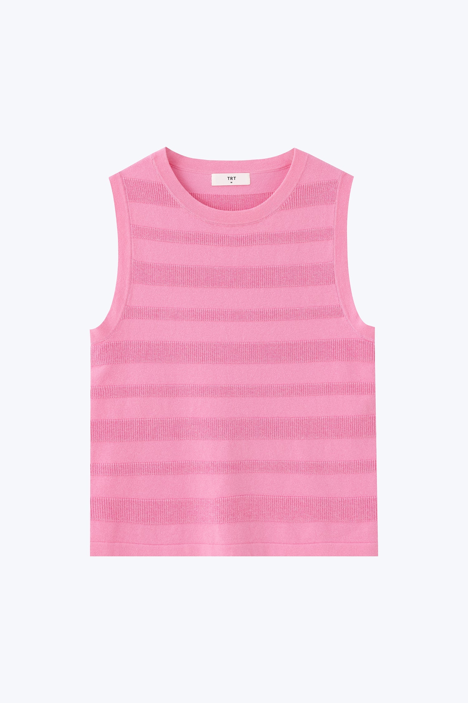 Knitted Racerback Top - Pink [AT]