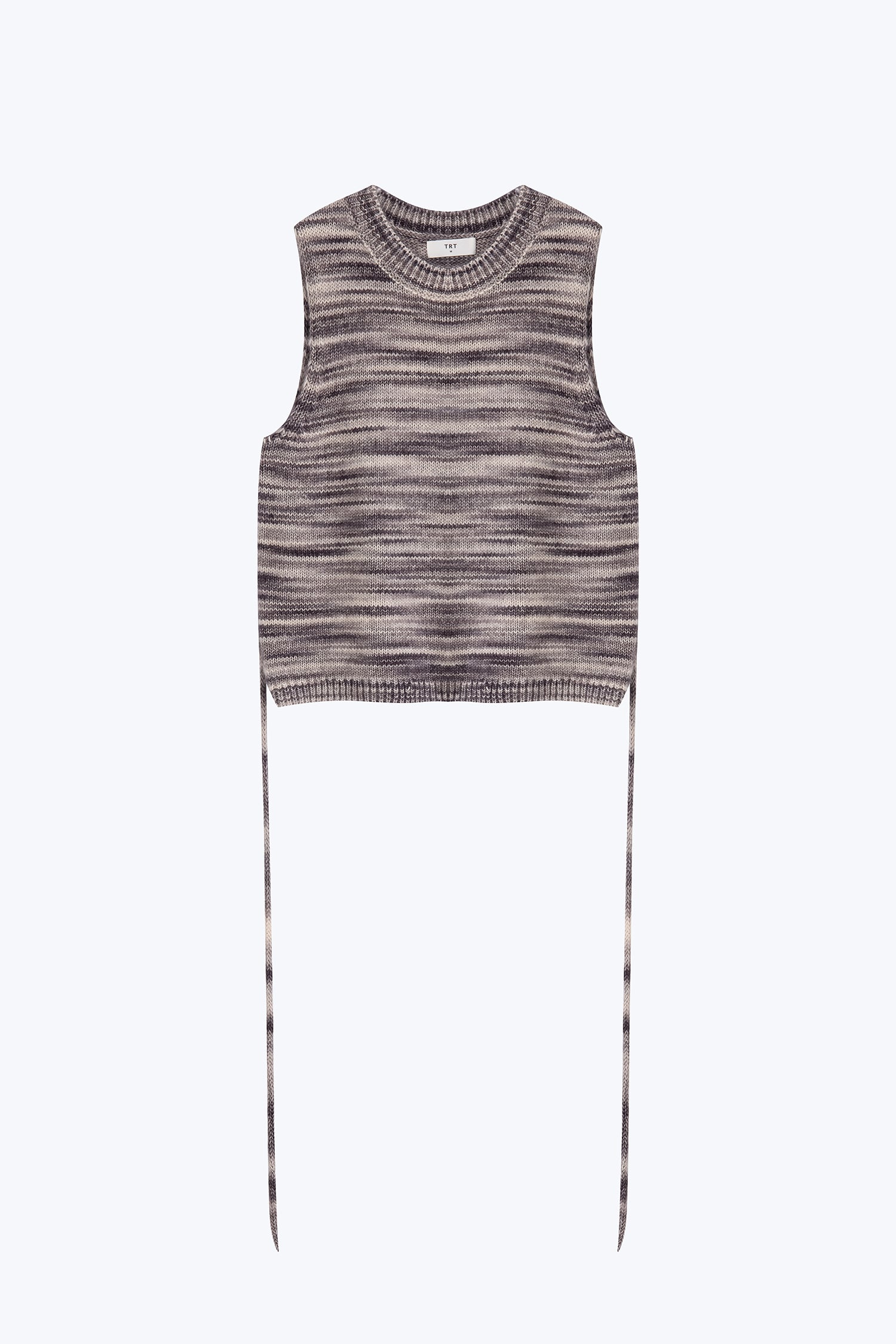 Multi-Coloured Knit Top - Grey