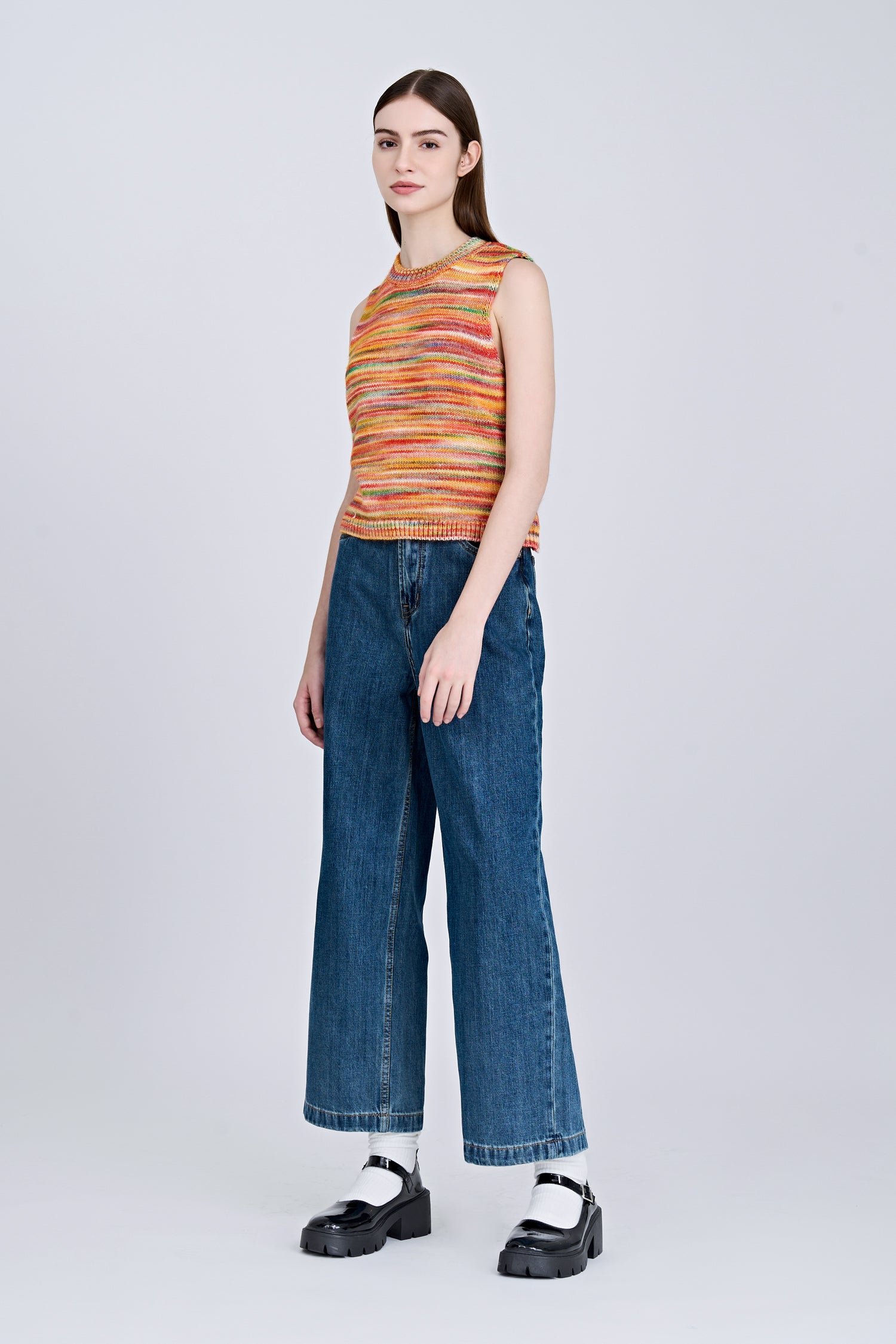 Multi-Coloured Knit Top - Multi-Colour