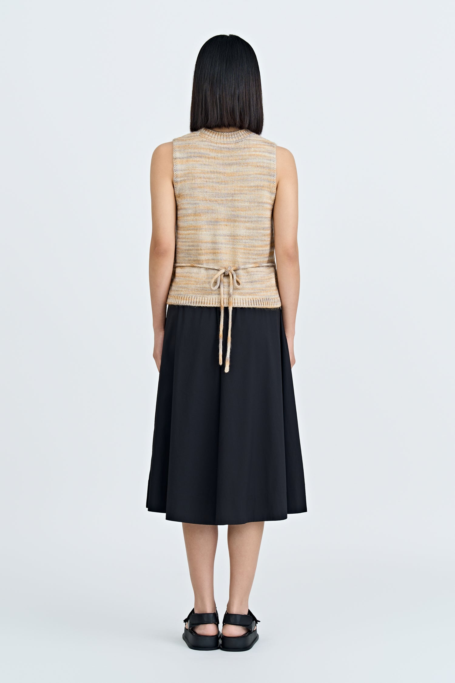 Multi-Coloured Knit Top - Sand