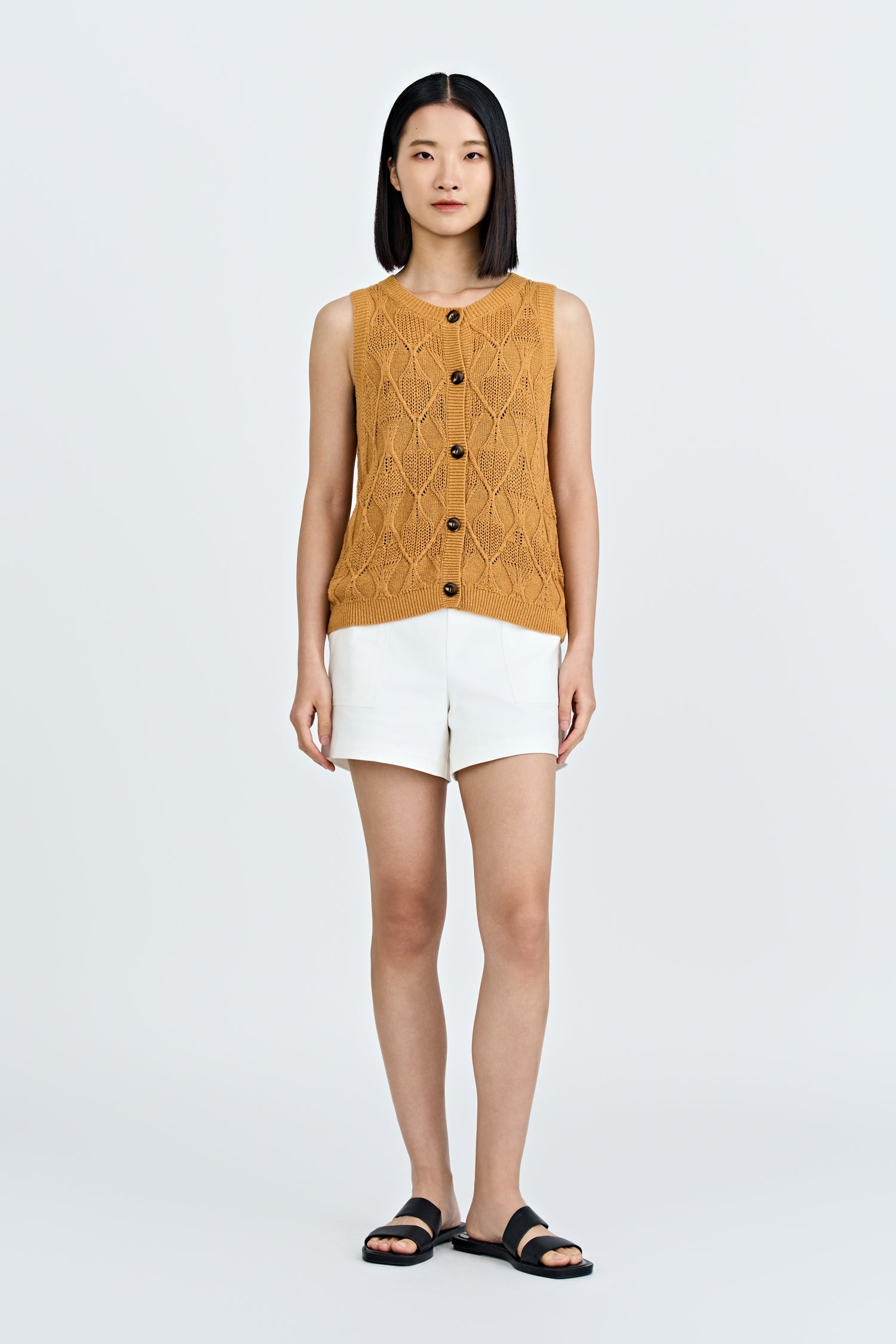 Knitted Vest - Sunray