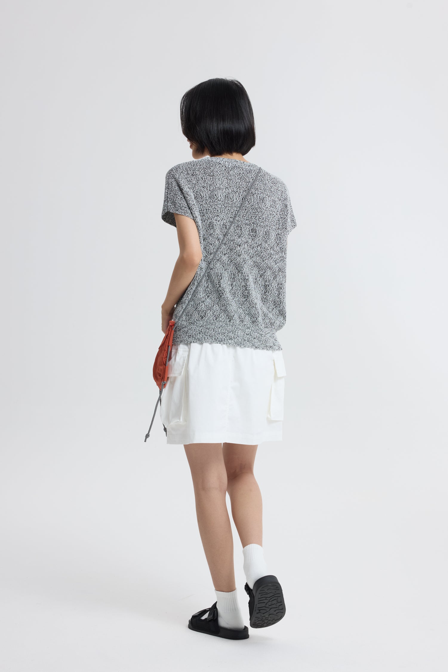 Knitted Top - Dark Grey
