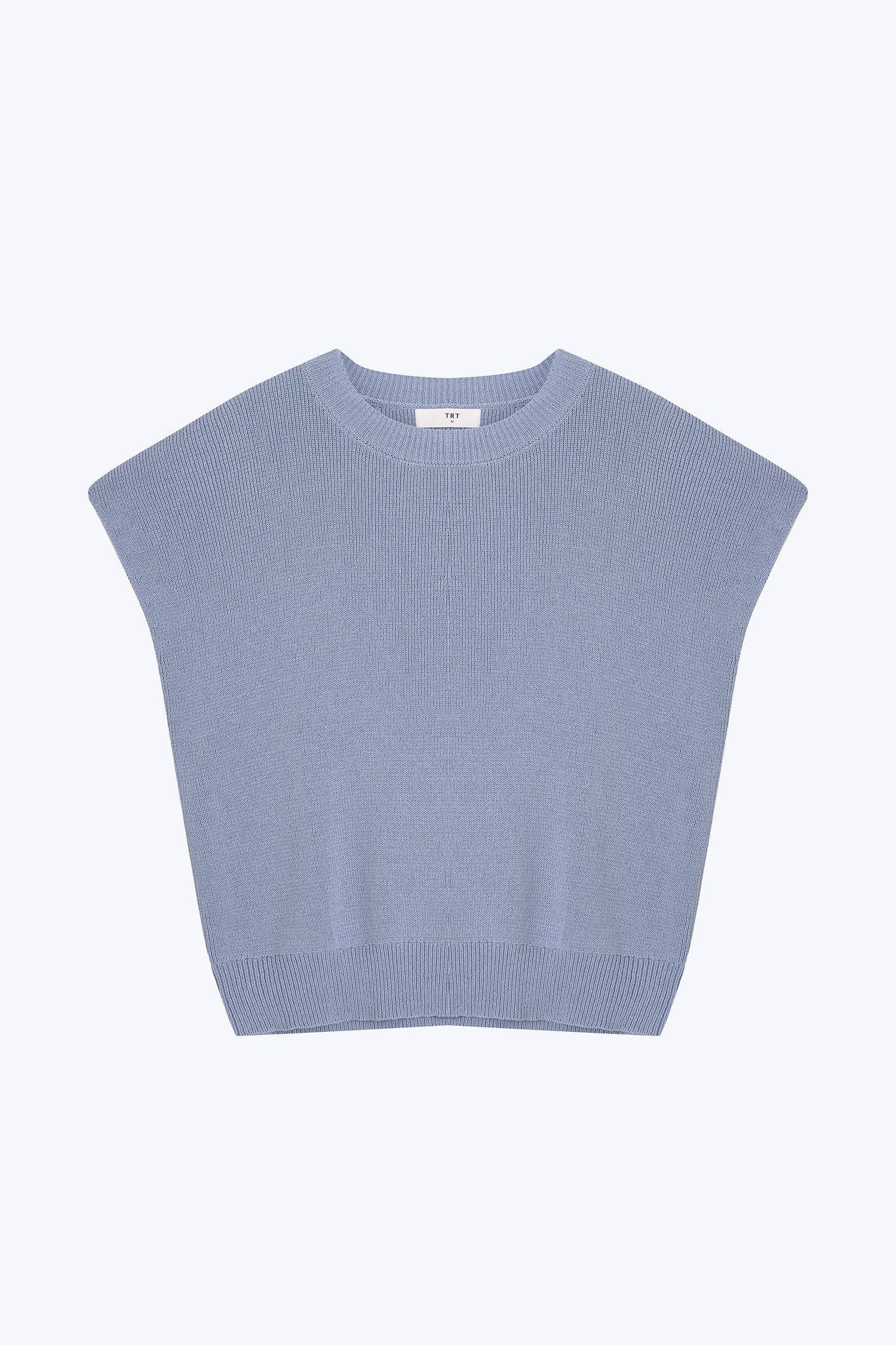 Knitted Top - Sky Blue