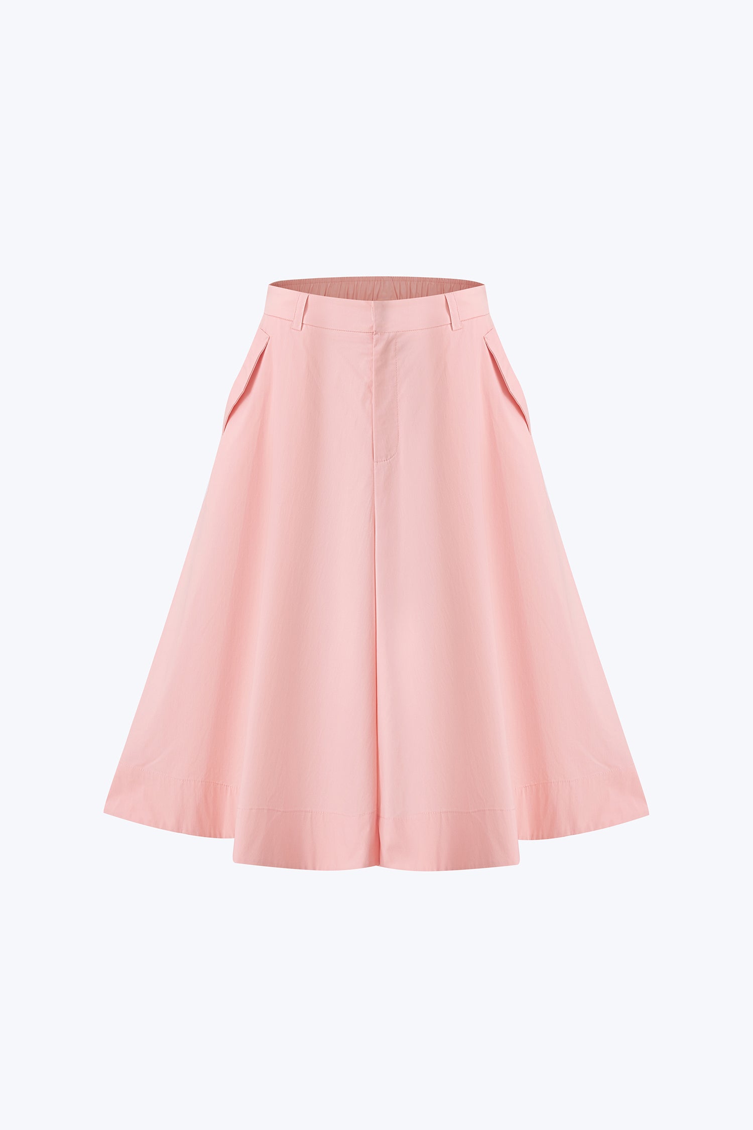 Flap Pocket Flare Pants - Blush