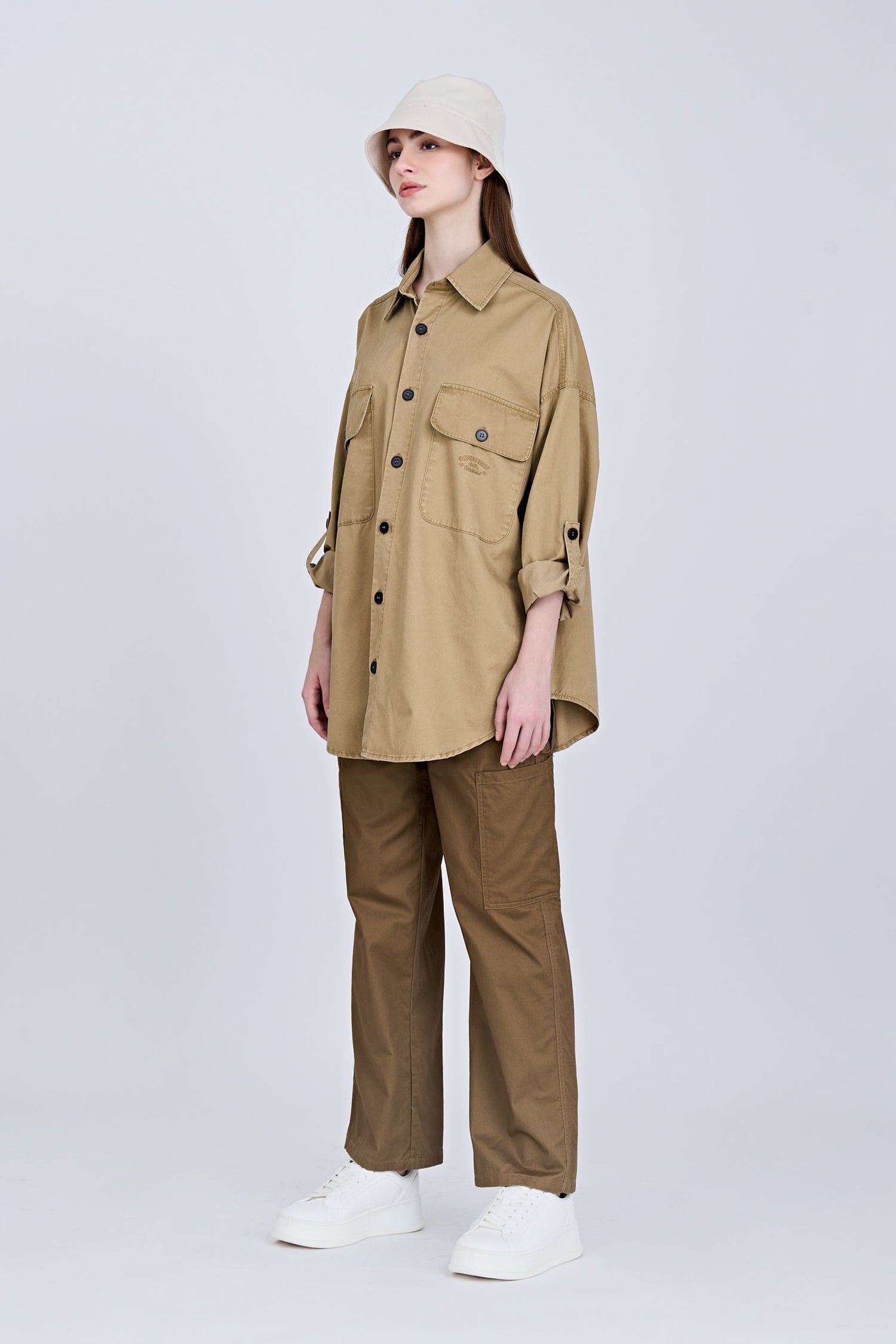 Front Fly Cargo Pants - Army Green [AT]