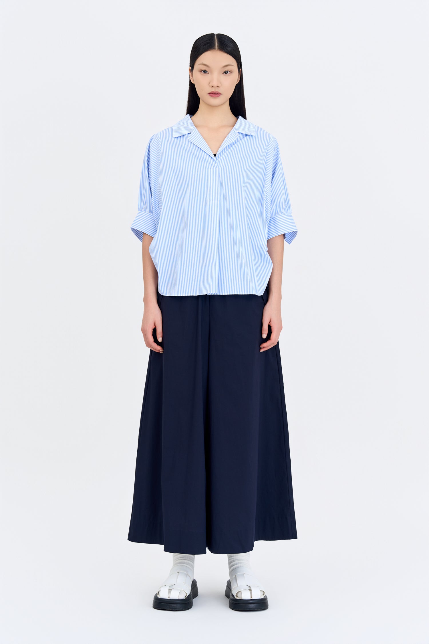 Flare Pants - Navy
