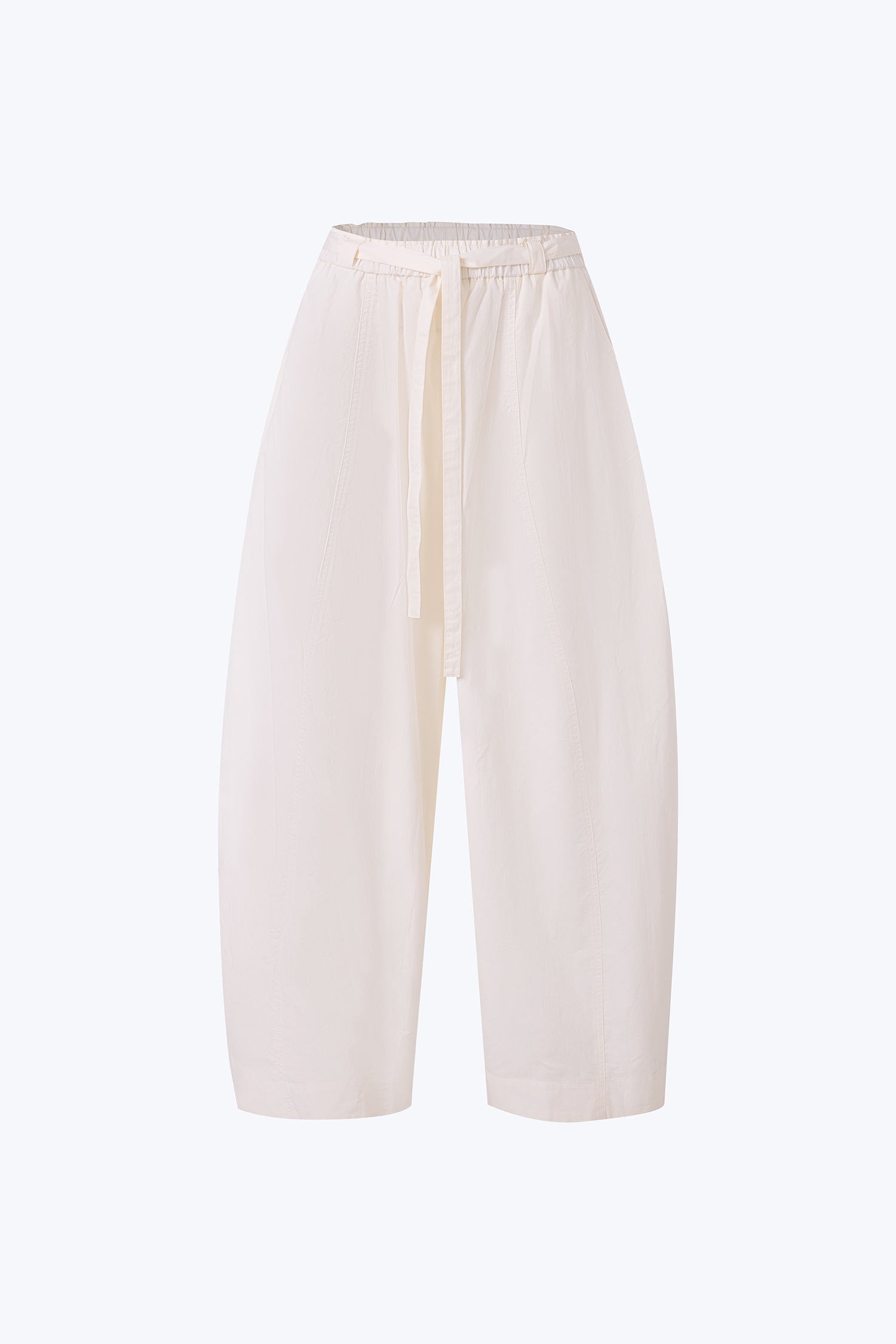 Paperbag Balloon Pants - Cream