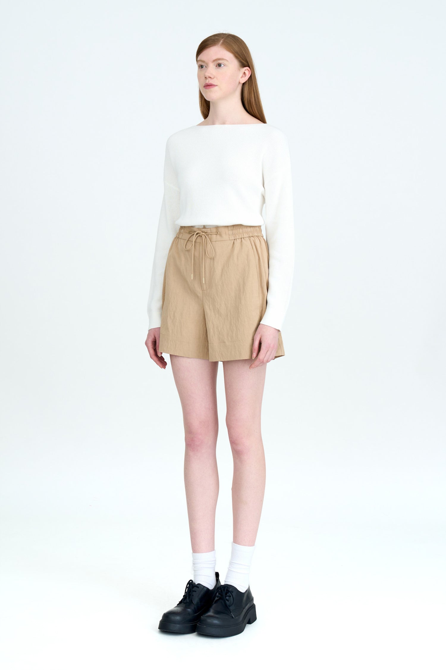Pull-up Shorts - Khaki