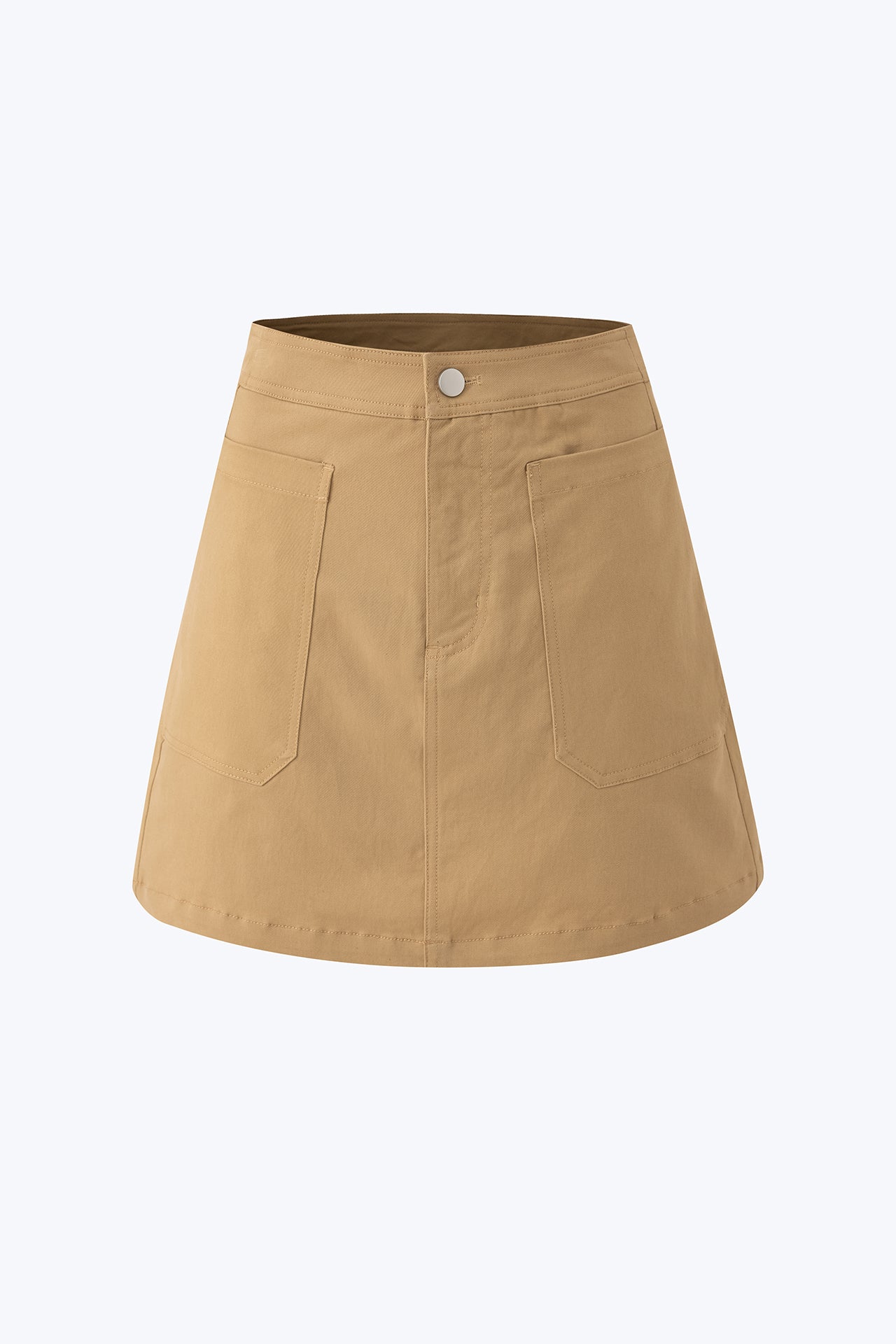 Patch Pocket Skort - Khaki