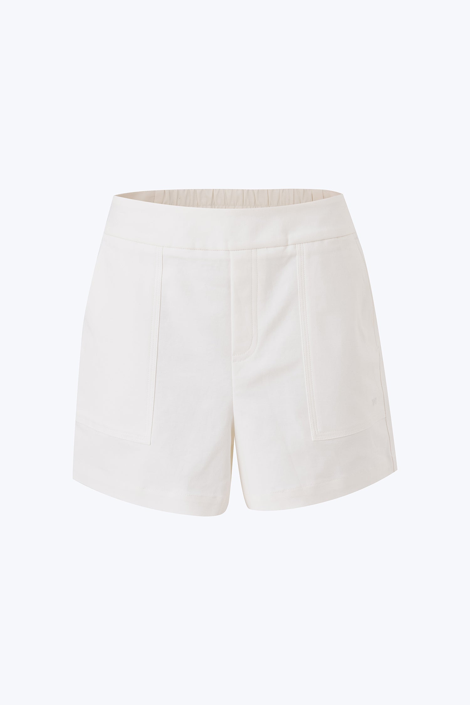Patch Pocket Shorts - Cream