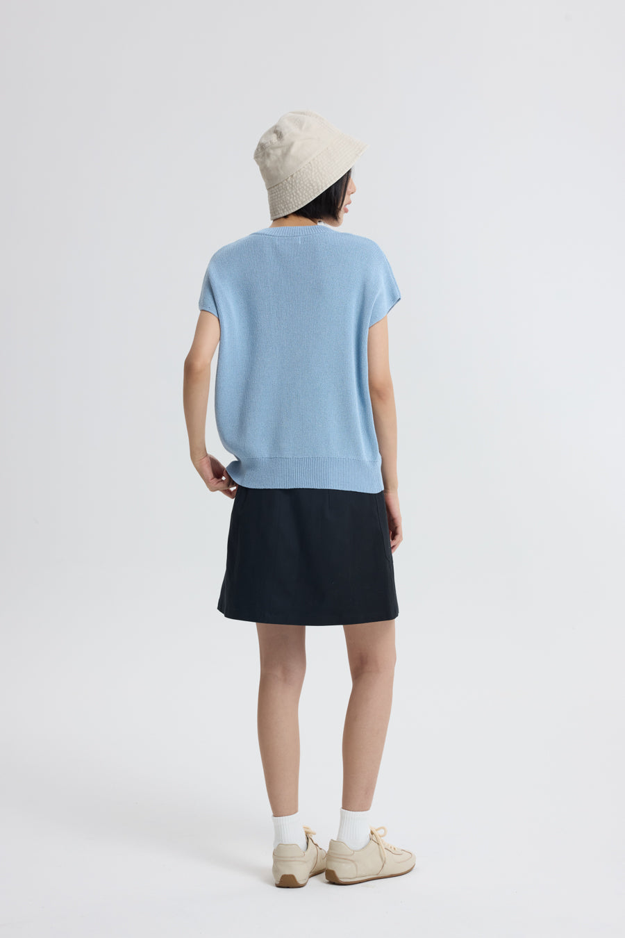 Patch Pocket Skort - Black