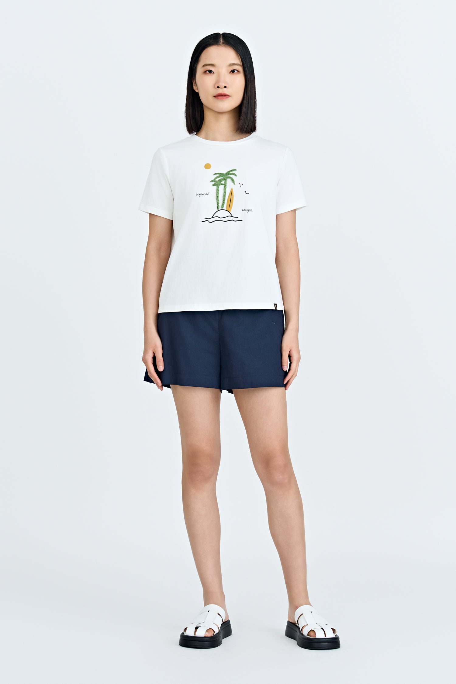 Pull-Up Shorts - Navy