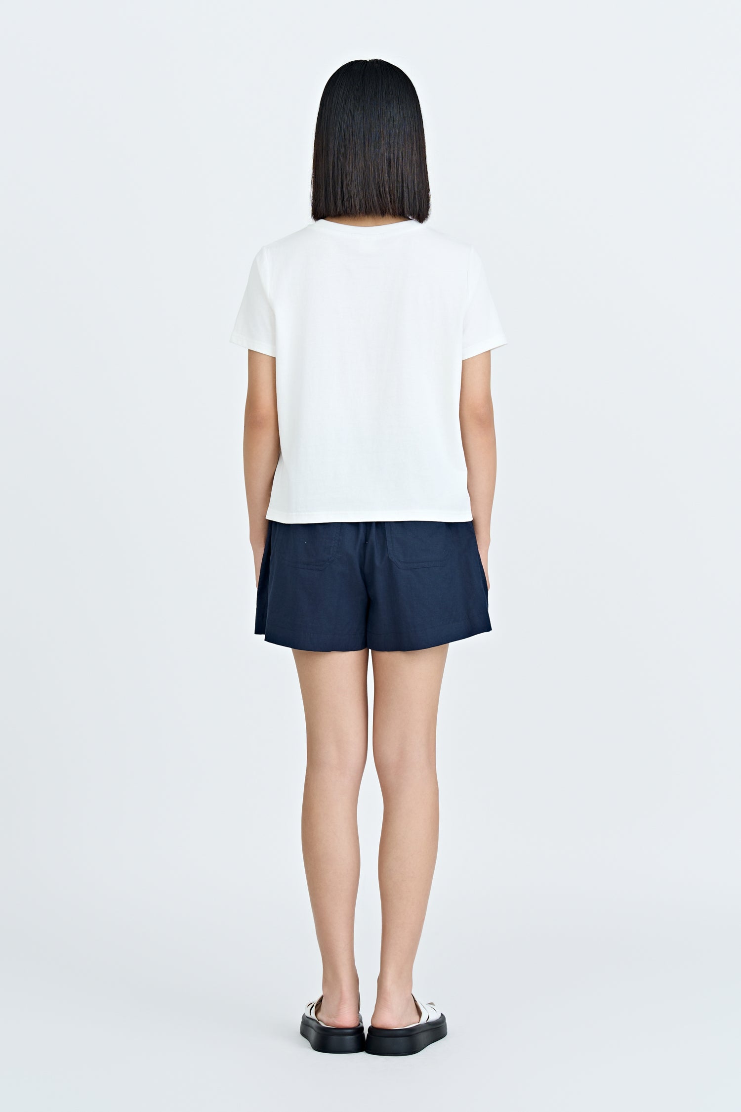 Pull-Up Shorts - Navy