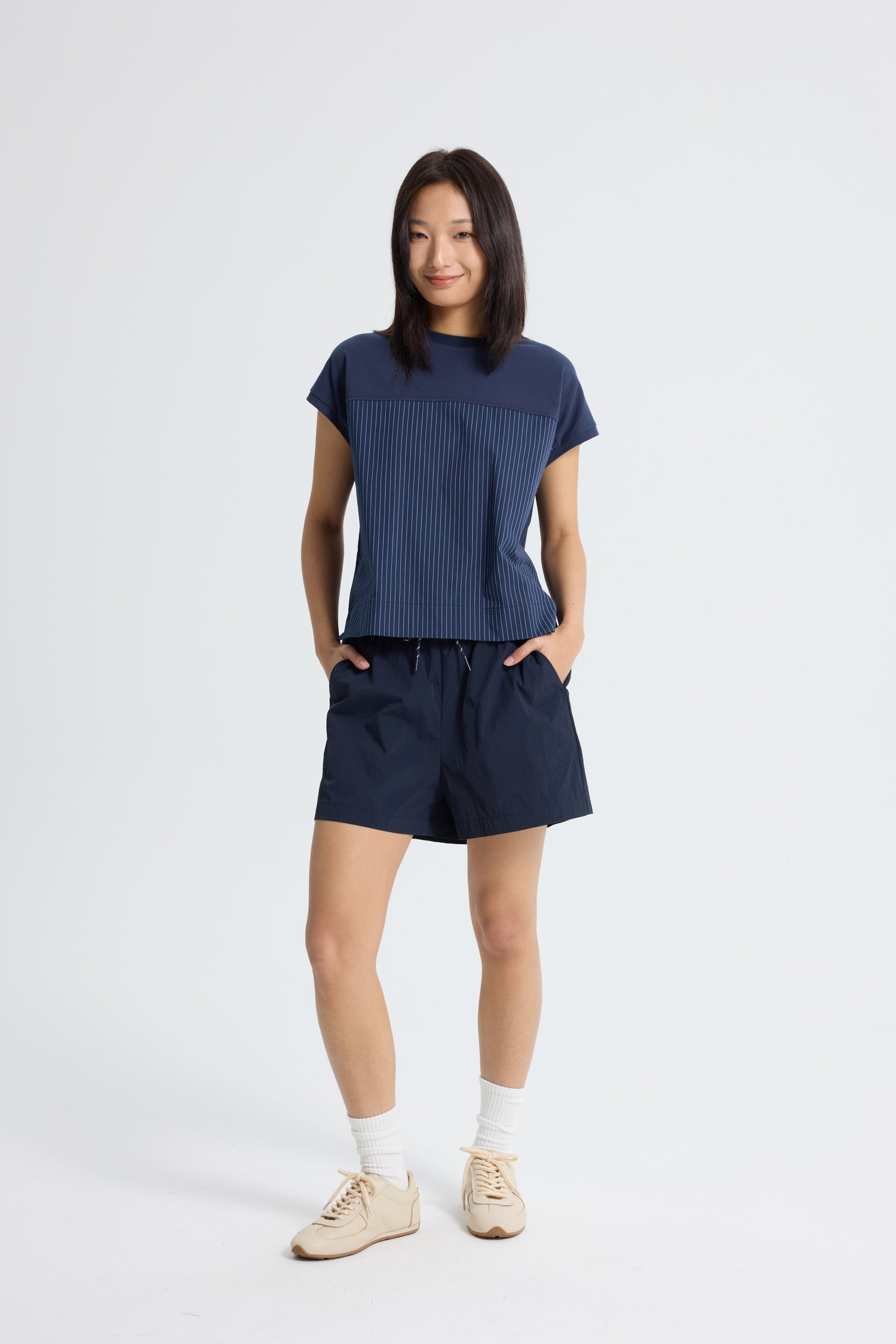 Drawcord Shorts - Navy