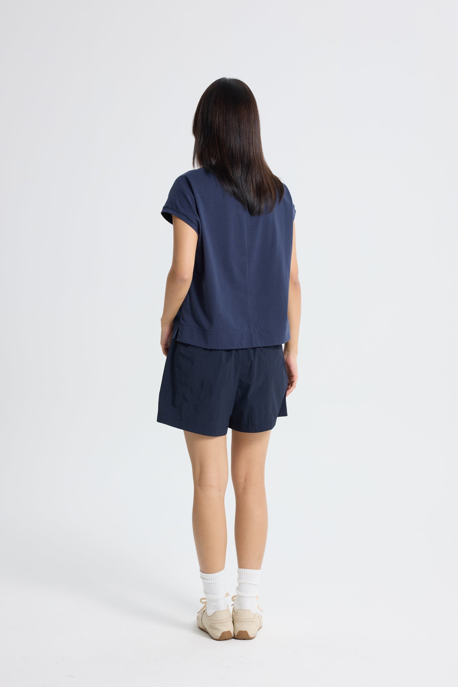 Drawcord Shorts - Navy