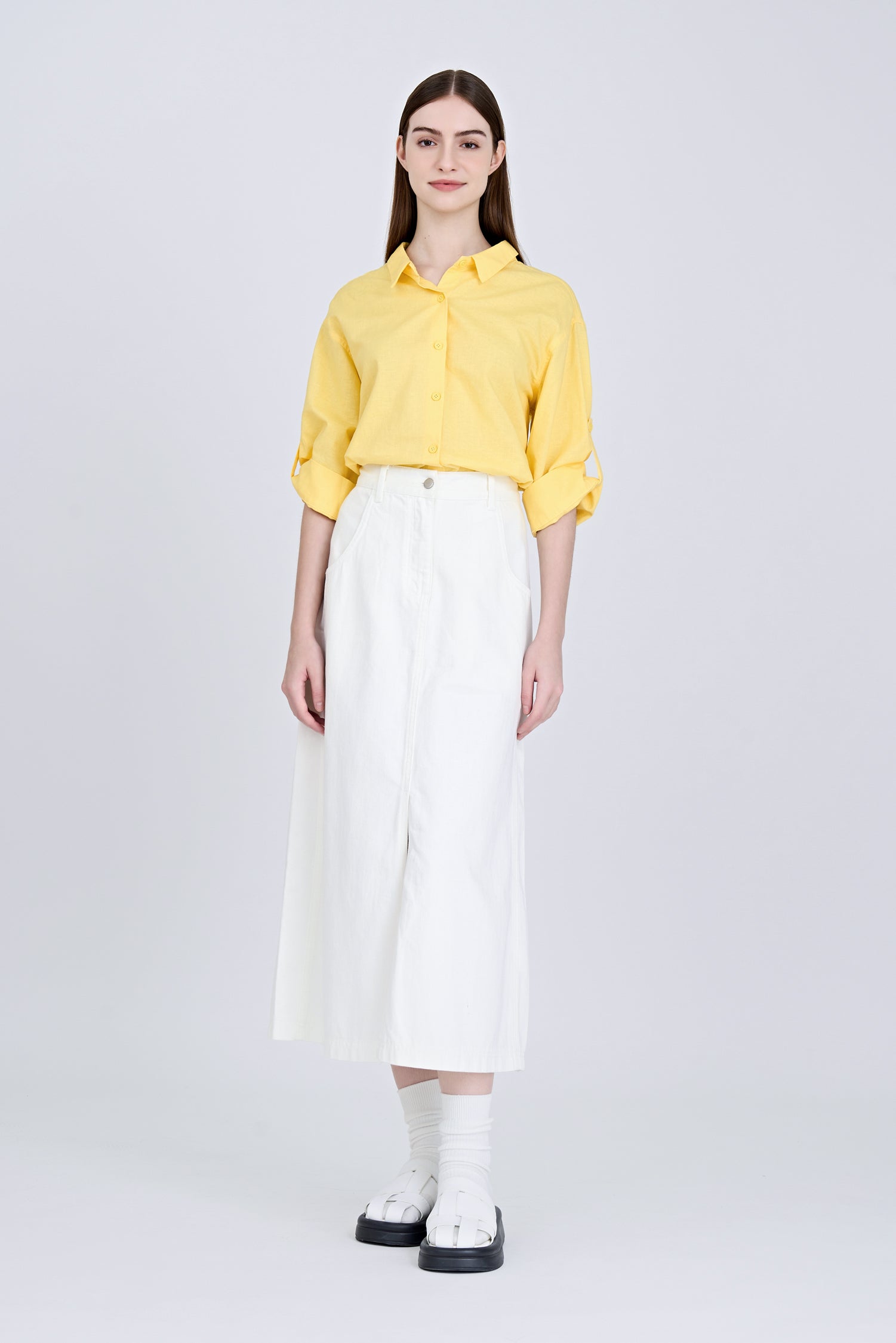 A-Line Skirt - Cream