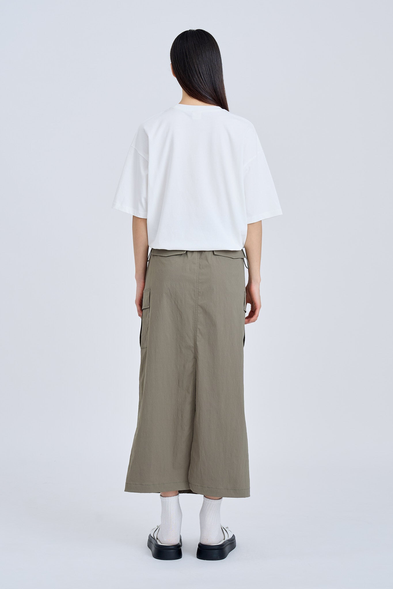 Cargo Skirt - Khaki Green [AT]