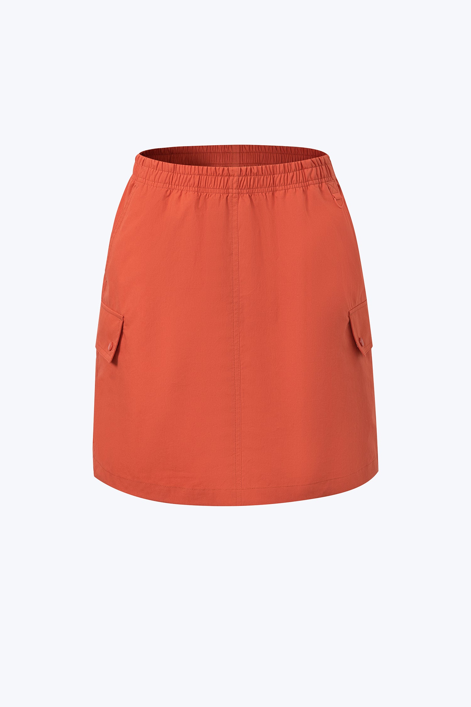 Pull-up Cargo Skirt - Burnt Orange