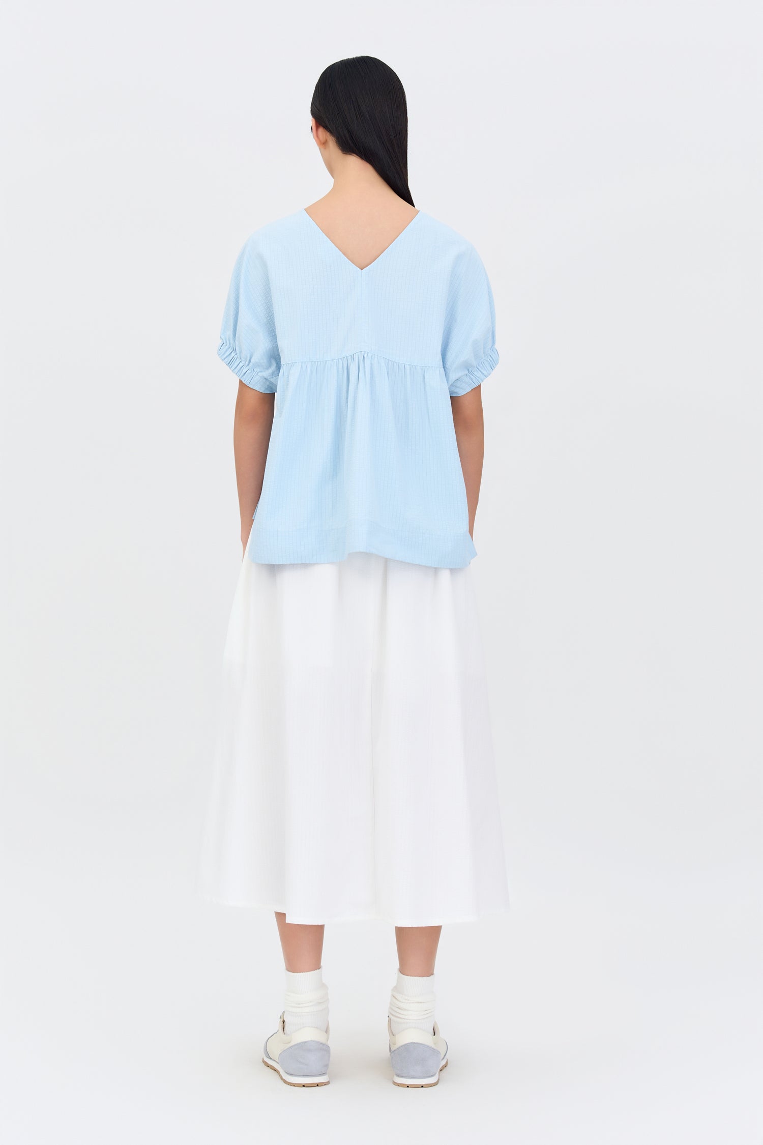 Gathered Skirt - Cream