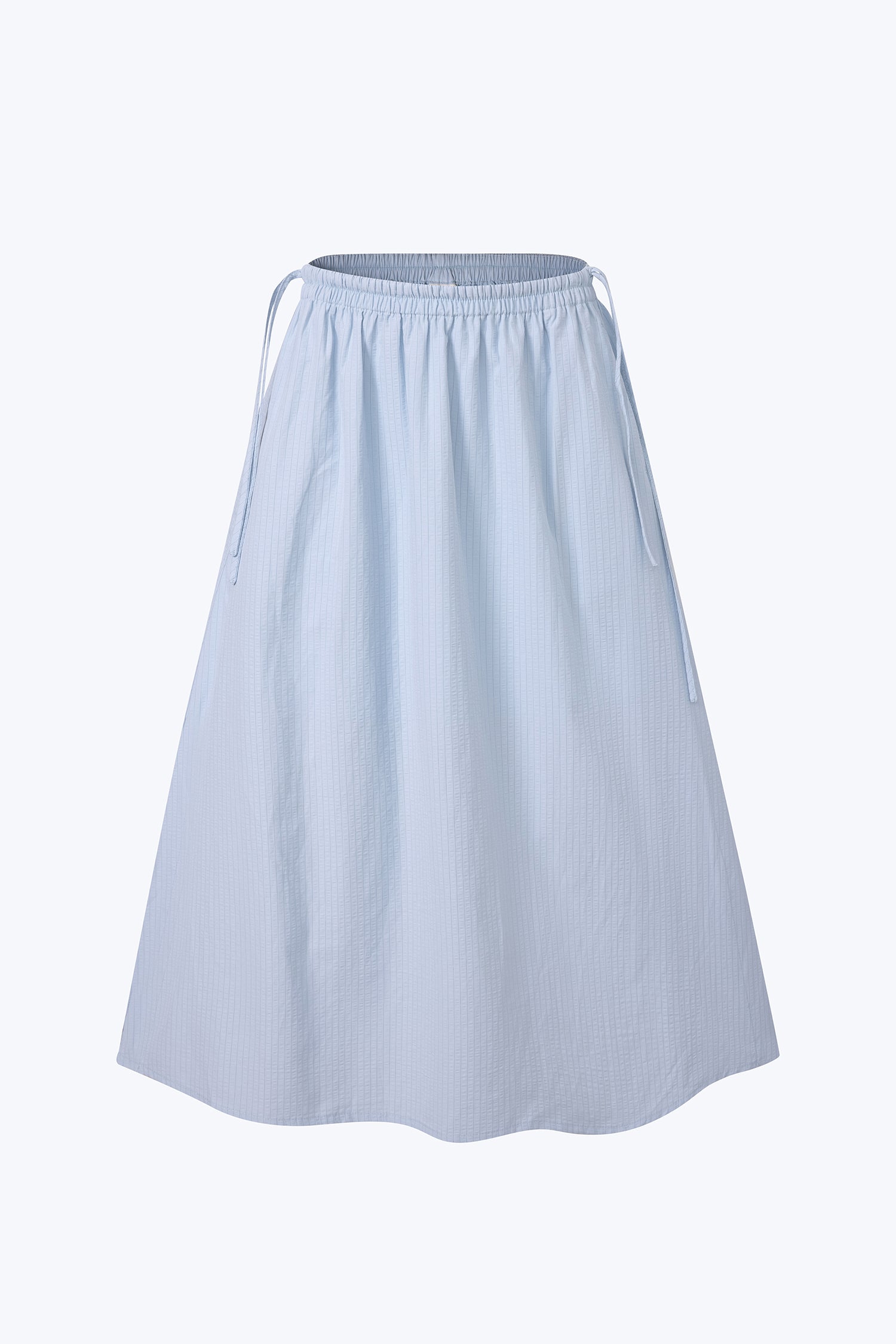 Gathered Skirt - Sky Blue
