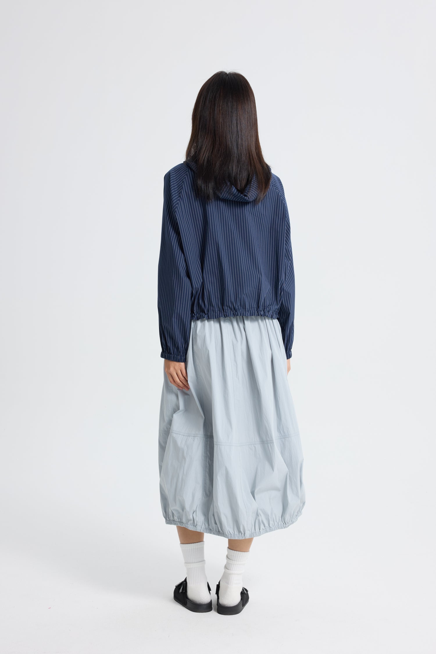 Parachute Skirt - Dusty Blue