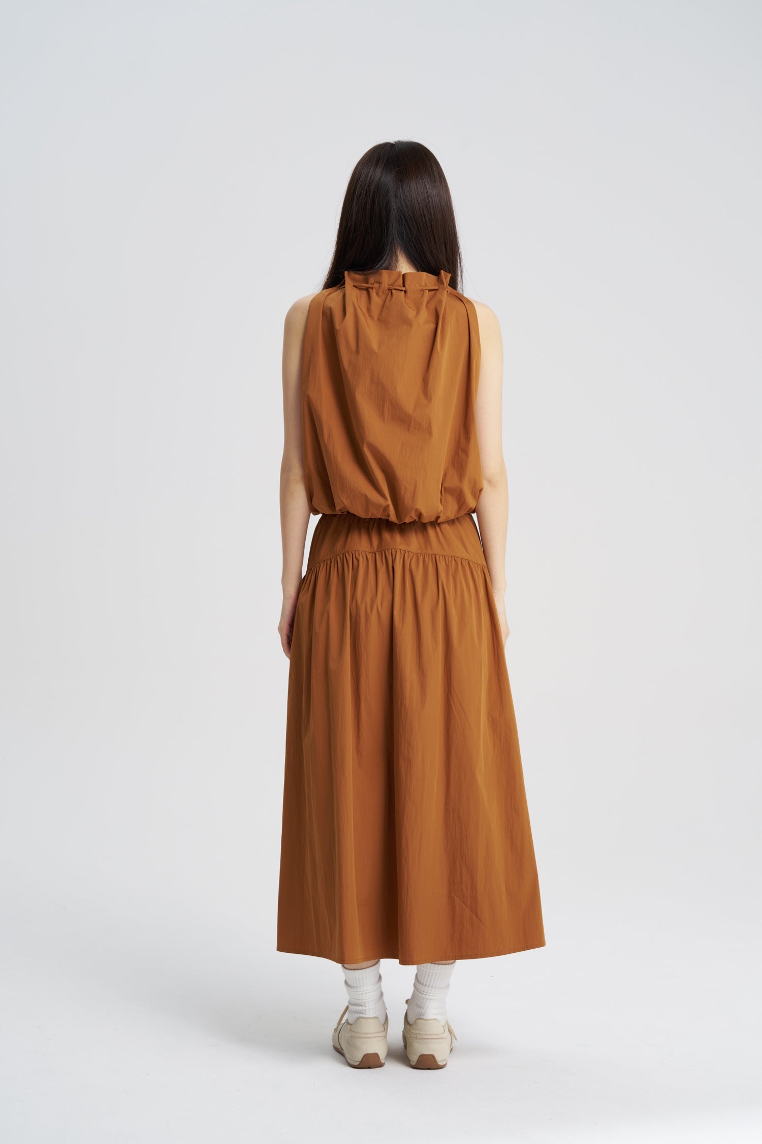 Gathered Skirt - Cinnamon