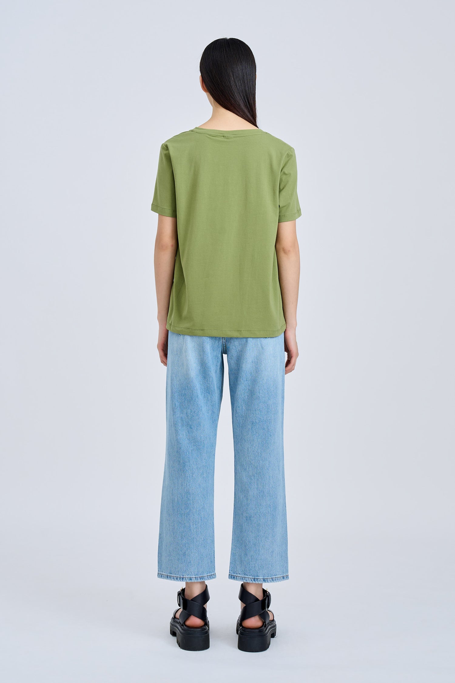 V-Neck Tee - Fern