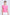 Elasticated Waist V-Neck Tee - Pink [AT]