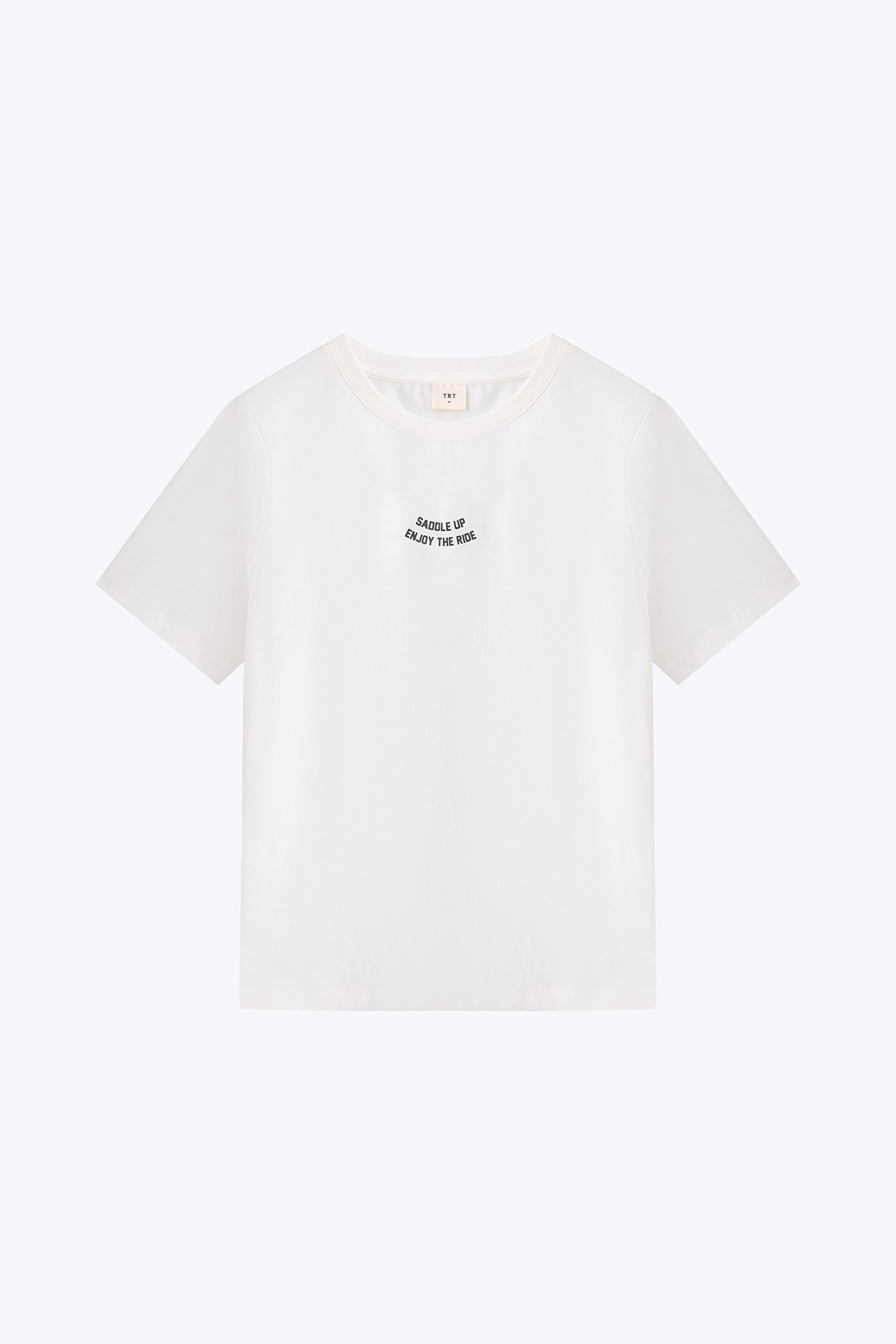 Text Print Tee - Cream