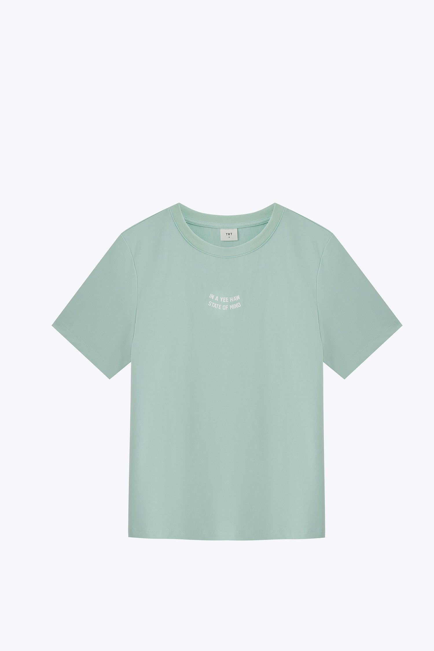 Text Print Tee - Mint