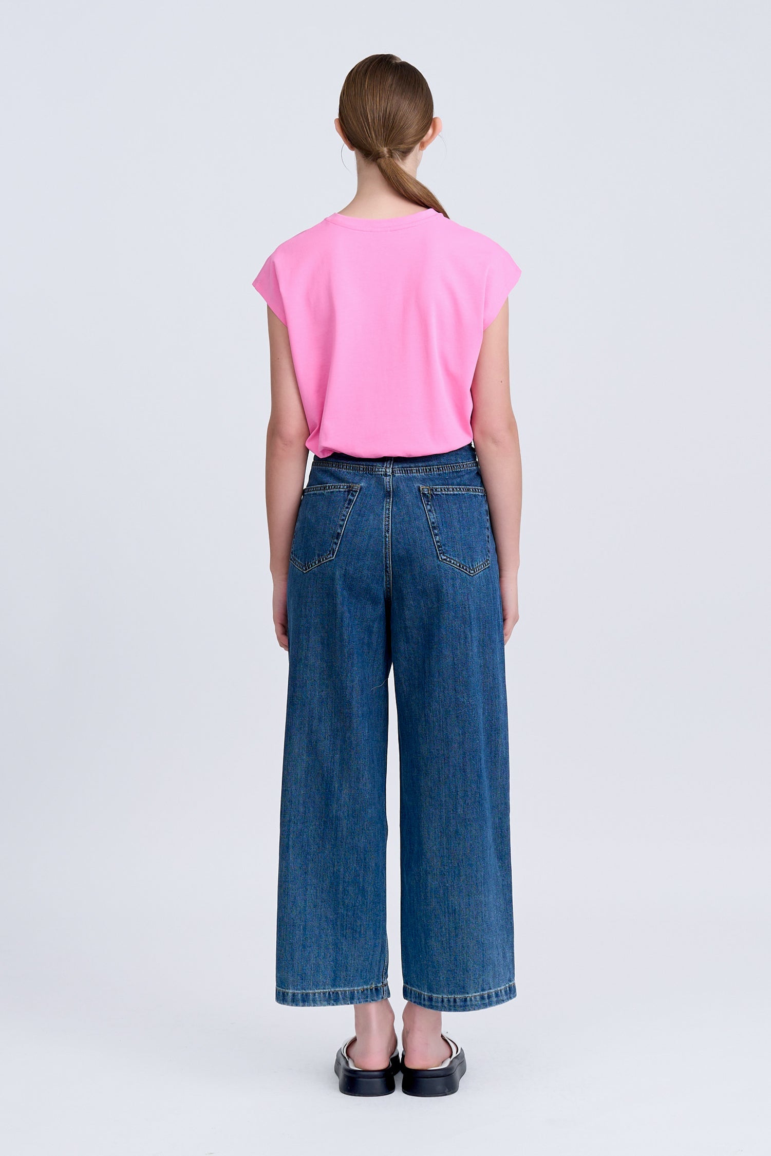 Drawcord Tee - Pink [AT]