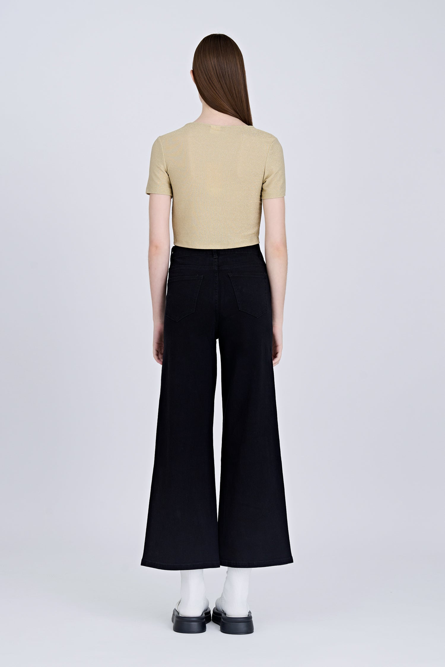 Shimmer Ruche Tee - Shimmer Gold [AT]