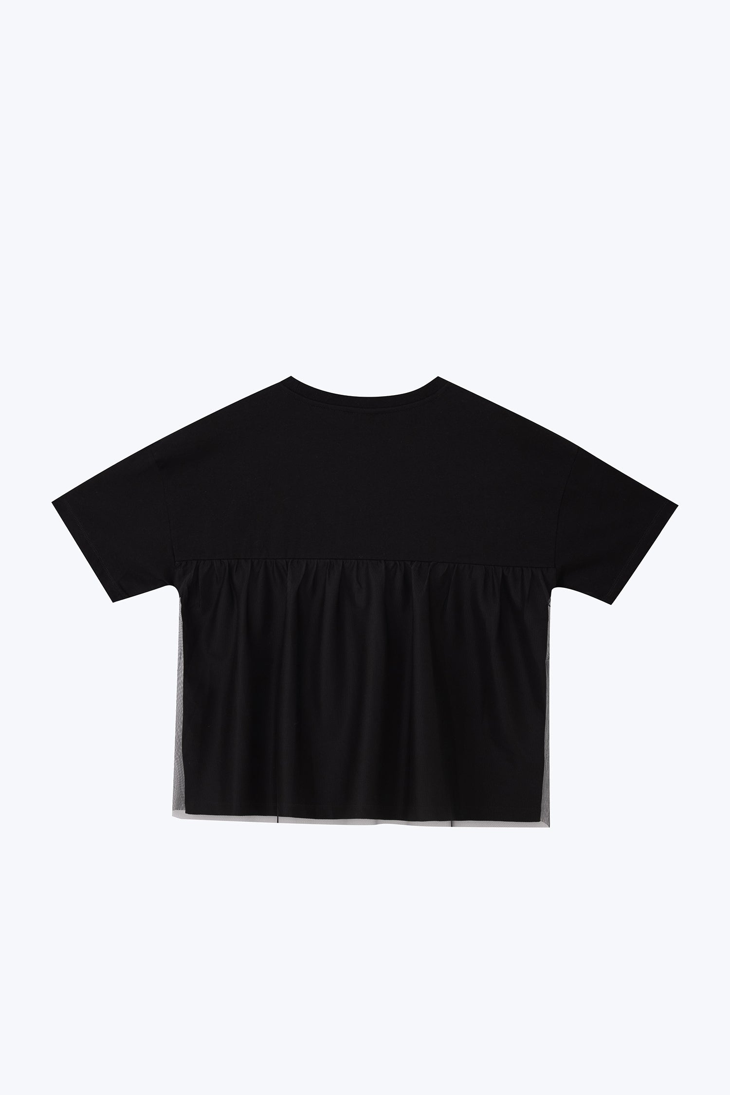 Back Mesh Tee - Black