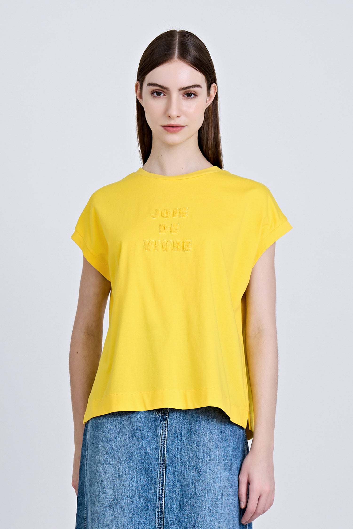 Joie De Vivre Tee - Cadmium Yellow