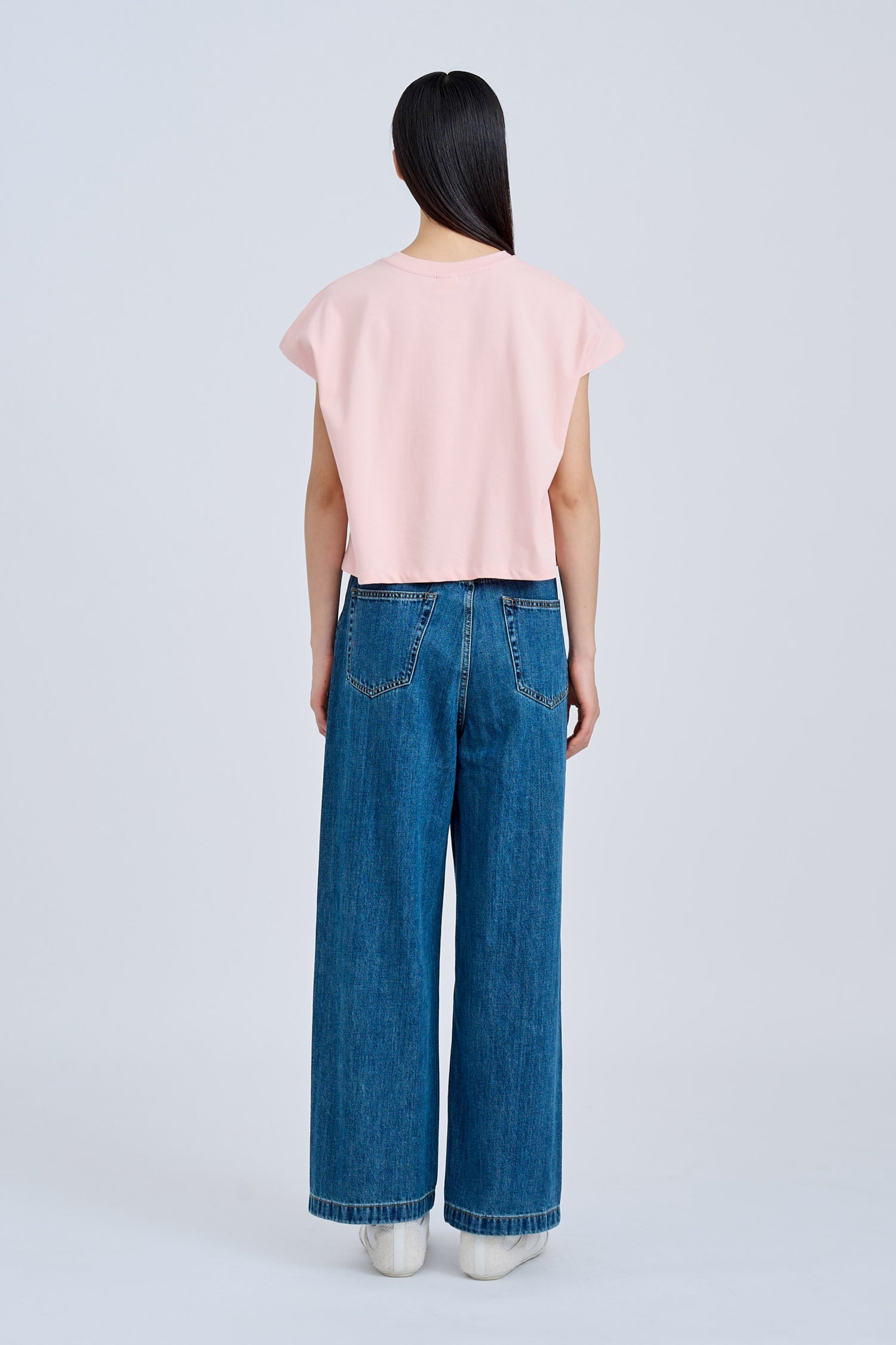 Blossom Cap Sleeve Tee - Blush [AT]