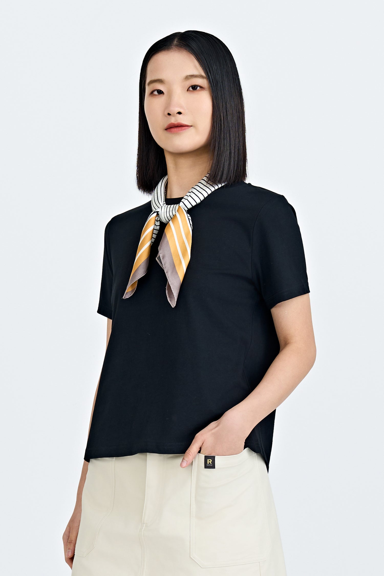 Crew Neck Tee - Black