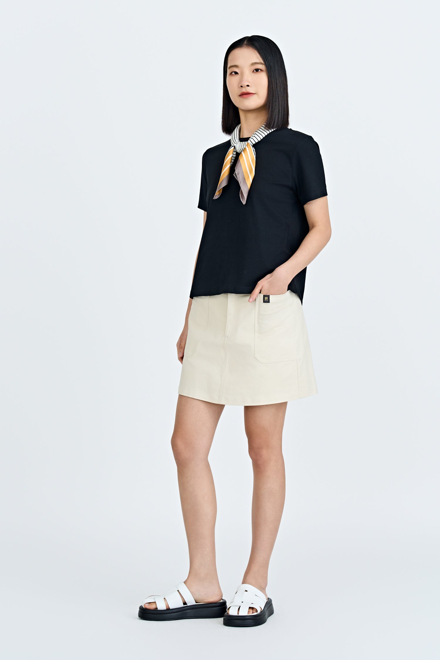 Crew Neck Tee - Black